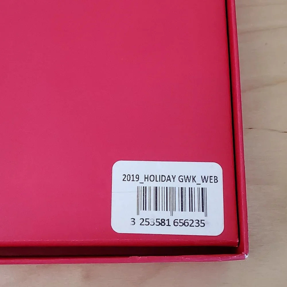 2019 Red Loccitane Gift Box Empty + 10 Gift Wrap Tissue Paper